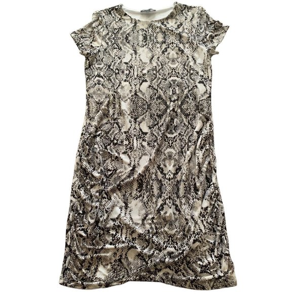 INC International Concepts Women's Polyester Spandex Midi Dress Size L - Picture 4 of 8